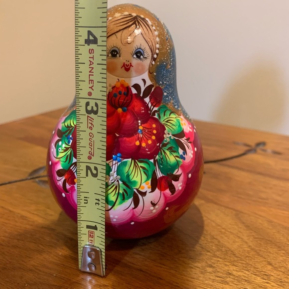 Decorative handpainted doll rattle - Picture 5 of 6